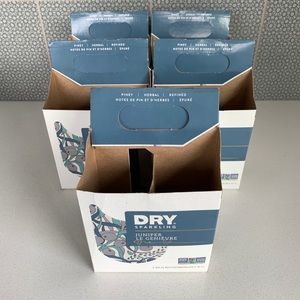 [Free If You Bundle] Qty (5) *Empty* 4-Pack Cardboard Bottle Carriers For Reuse
